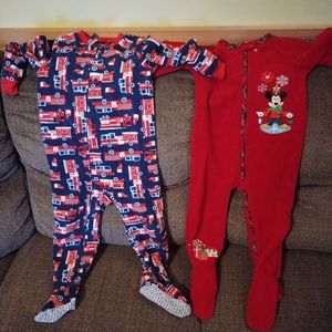 3t full foot one piece pj's.